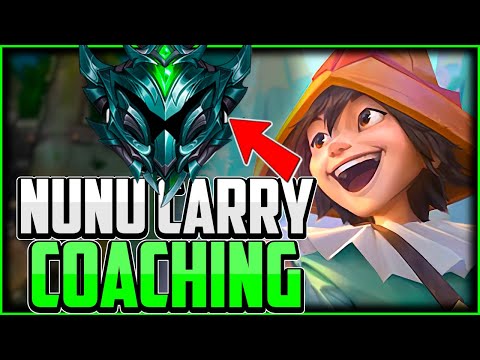 HOW TO PLAY NUNU & CARRY! [PLAT NUNU COACHING] | Nunu Jungle Guide S11- KingStix Challenger Coaching