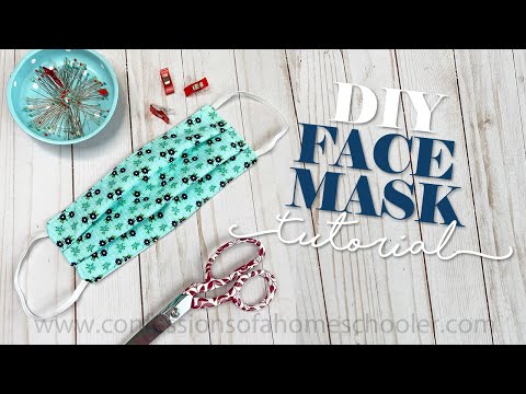 How to SEW a Medical FACE MASK // TUTORIAL