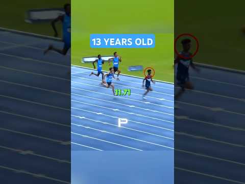 13 Year Old Runs SHOCKING 100M 😳🔥