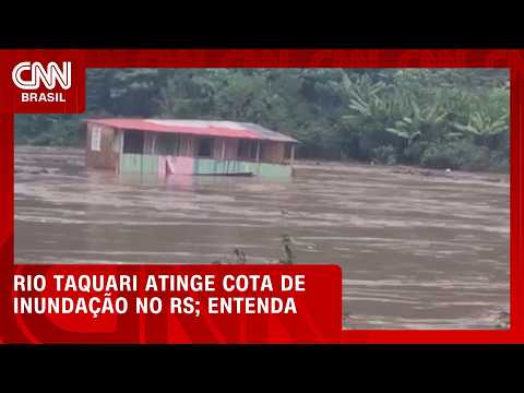 Famílias são retiradas de casa após inundação de rio em Lajeado, no RS | CNN NOVO DIA