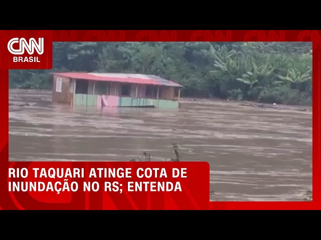 Famílias são retiradas de casa após inundação de rio em Lajeado, no RS | CNN NOVO DIA