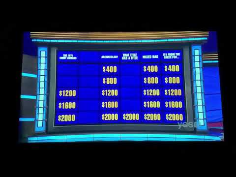 Double Jeopardy, Zach Newkirk Day 7 - $5,000 wager on 3rd Daily Double (2/1/21)