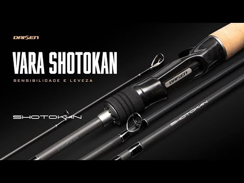 Vídeo Vara Daisen Shotokan SH C17 631F M 8-17Lb 6`3 (1,91m) - Carretilha