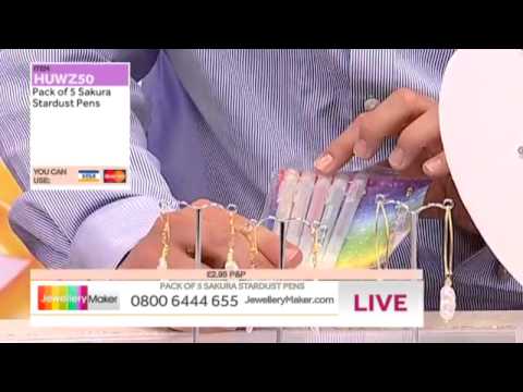 How To Make Gemstone Jewellery - JewelleryMaker LIVE (AM) 08/08/2014
