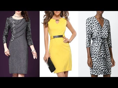 VESTIDOS ELEGANTES DE MODA /  Nuevas tendencias de moda otoño invierno 2019,  2020 / Fashion Love