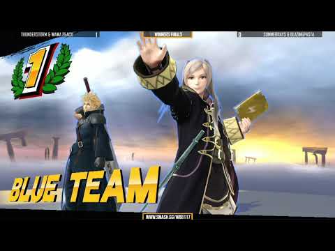 Ultra WBB #117 | Thunderst0rm & Wawa Peach vs Summerhays & BlazingPasta - Winners Finals - Smash4