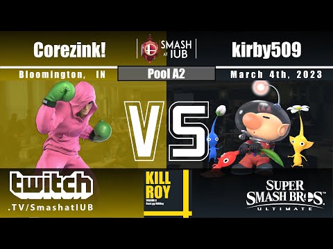 Kill Roy Volume 6 Pool A2: Corezink! (Little Mac) vs kirby509 (Olimar)