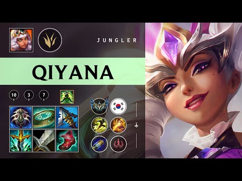 Qiyana Jungle vs Lee Sin - KR Challenger Patch 26.02