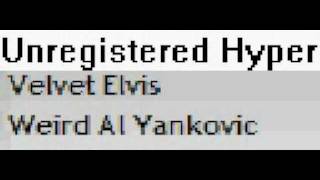 Velvet Elvis - weird al