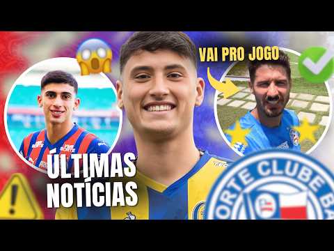 🚨 SURPRISE: BAHIA AND STRIKER; EVERALDO IS INFORMED; MATEO SANABRIA FIGHTS FOR POSITION