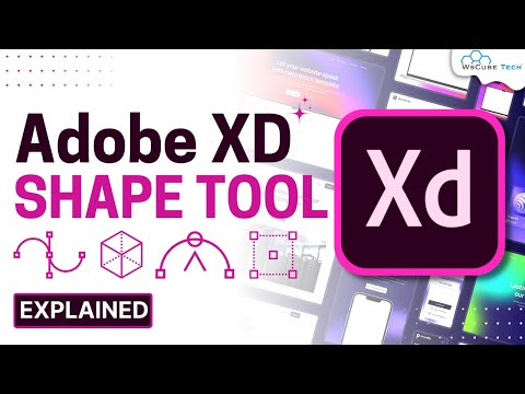 How to Use Ellipse Circle Triangle Polygon Line in Adobe XD | Adobe XD Tutorial for Beginner