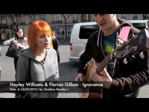 Hayley Williams singing Ignorance with Florian Gilbon