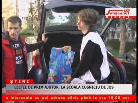 LECTŢE DE PRIM AJUTOR, LA ŞCOALA COSNICIU DE JOS