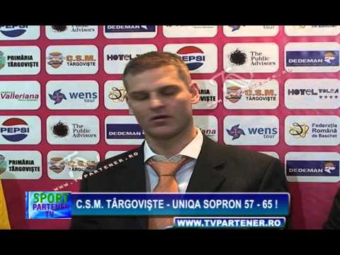C.S.M. Târgovişte - Uniqa Sopron 57 - 65 !