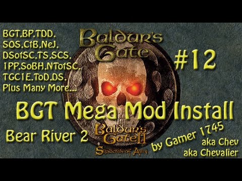 Let's Play Baldur's Gate Trilogy Mega Mod Part 12 - Bear River 2