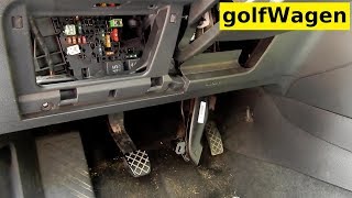 VW Golf 7 J533 CAN Gateway module location