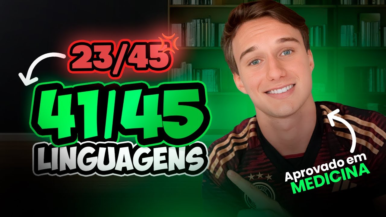 Como ir MUITO BEM em LINGUAGENS no ENEM - Guia Completo (+41 Acertos)