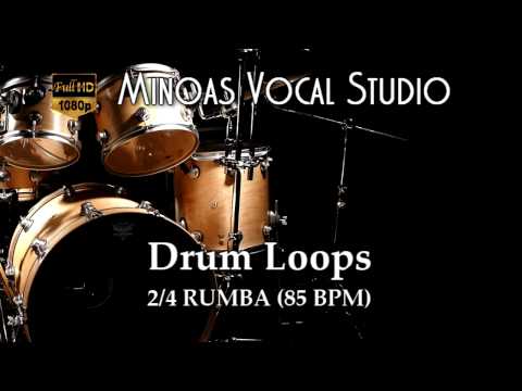 Drum Loops - 2/4 Rumba (85 BPM)