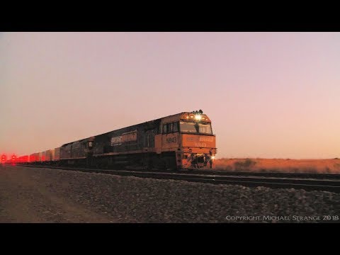 Intermodal Container Train Pacific National "MA5" - PoathTV Australian Railways 2018