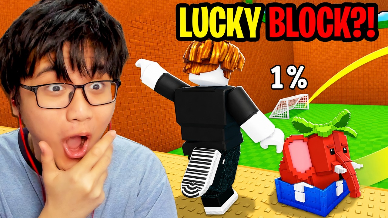 MENENDANG LUCKY BLOCK DI ROBLOX?! - Roblox Indonesia Kick a Lucky Block