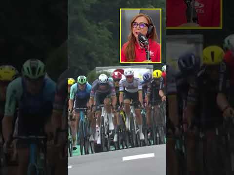 Goga and the narration of the final kilometer of stage 2 of the 2025 Tour de France 🚴🏽 | Caracol ...