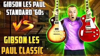 Video thumbnail for Gibson Les Paul Standard 60s vs Les Paul Classic by Cryptic Mask Guitar