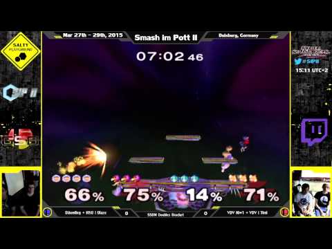SiP2 - Däumling + HSB | Blaze Vs VDV | Timi + VDV | kiw1 - SSBM Doubles Bracket Grand Final