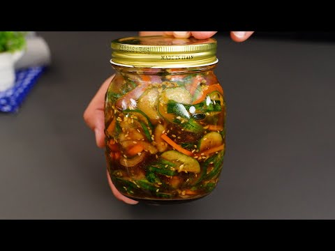 Special trick for perfect, delicious Korean Cucumber Kimchi!
