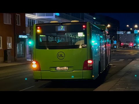 Gamla Uppsala Buss 426 - Linje 7 Bror Hjorts Hus till Klostergatan