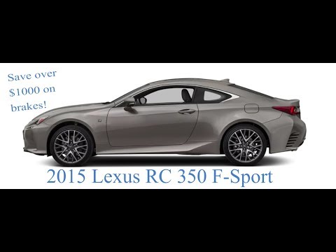 How to Replace 2015 Lexus RC 350 F Sport Brake Rotors and Pads