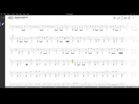 Qualcosa Qualcuno ( Umberto tozzi ) ,Tablatura e base Senza Basso - Backing bass track
