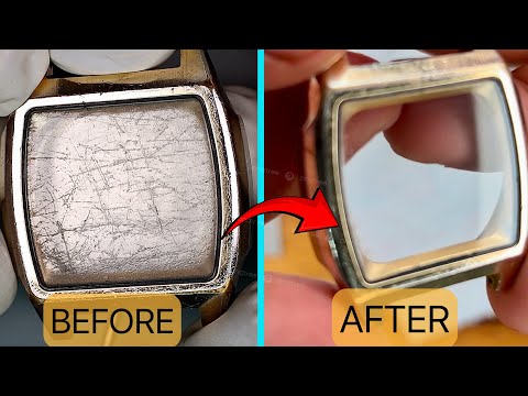 Come lucidare il vetro minerale dell'orologio in meno di 10 minuti - tutorial