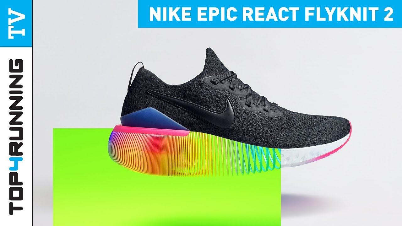 nike epic react flyknit silver running shoes
