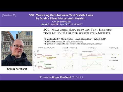 S35 | SOL: Measuring Gaps between Text Distributions