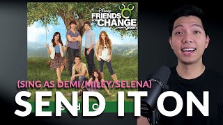 Send It On (Jonas Brothers Part Only - Karaoke) - Disney&#39;s Friends For Change