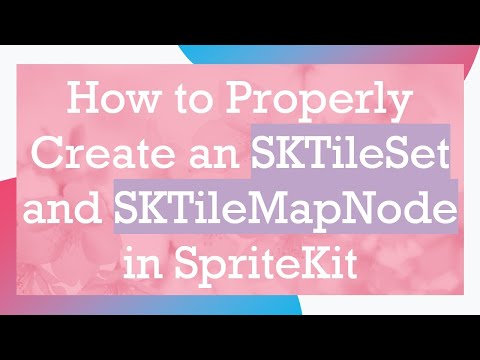 How to Properly Create an SKTileSet and SKTileMapNode in SpriteKit