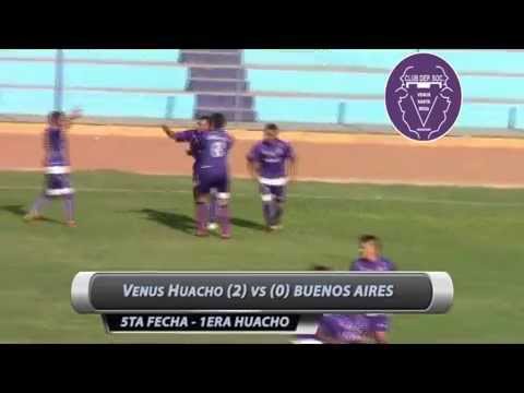 VENUS HUACHO (2) vs (0) BUENOS AIRES - FÚTBOL HUACHANO - 5TA FECHA 2015.