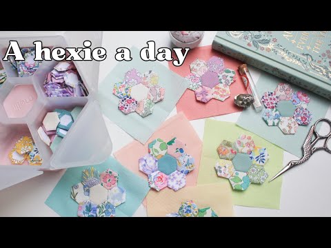 Alternative zur Temperaturdecke – 1 sechseckige EPP-Blume pro Tag