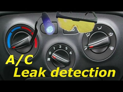 How to find AC leaks step-1 of 3 A/C repair