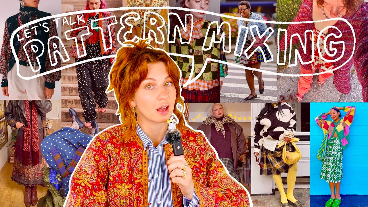 Make Your Outfits More Interesting With Pattern Mixing! | Print Mixing 101