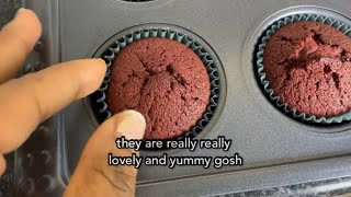Bake with me//Red velvet cupcakes