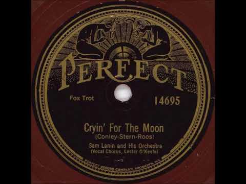 Sam Lanin & His Orchestra "Cryin' For The Moon" 1926 Jazz Band 78 RPM