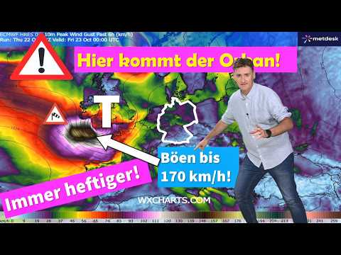 ⚠️ 170 km/h! Orkan Luise fegt heute über Deutschland – doch das eigentlich Verrückte kommt danach 🍂