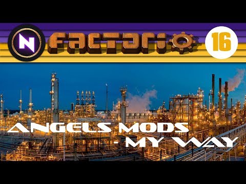 Factorio 0.15 - Angels Mods, My Way - E16 FIRST TRACKS