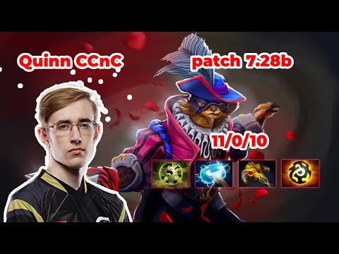 Quinn CCnC pangolier Mid - DOTA 2 7.28b - MMR rank - Dota2 Gameplay [Learn To PRO dota2]