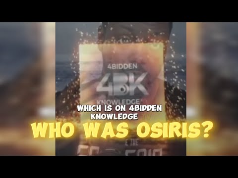 Who is Osiris from Ancient Kemet? Rise of the DJedi by Billy Carson #4biddenknowledge