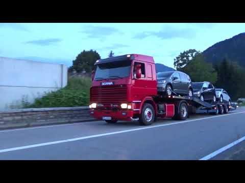 Scania 143M 470 V8 Beschleunigung aus dem Stand