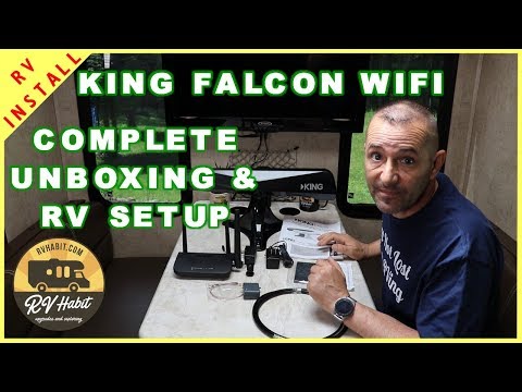 King Falcon WiFi - Automatic Directional Antenna and Router for the RV – Install, Setup, Review
