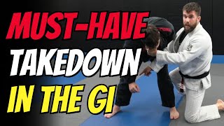 Powerful Takedown Gi BJJ Grip Fight