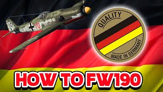 How to Fw190 in war thunder (from 3.0- 6.3) The German-Swiss army knife